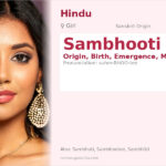 Sambhooti Name Meaning and Details