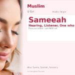 Sameeah Name Meaning and Details