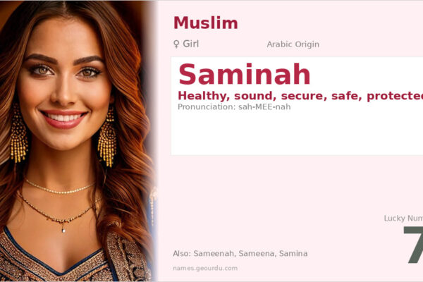 Saminah Name Meaning — Arabic Origin, Girl Name & Details (2025)