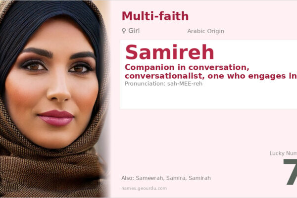 Samireh Name Meaning — Arabic Origin, Girl Name & Cultural Significance (2025)