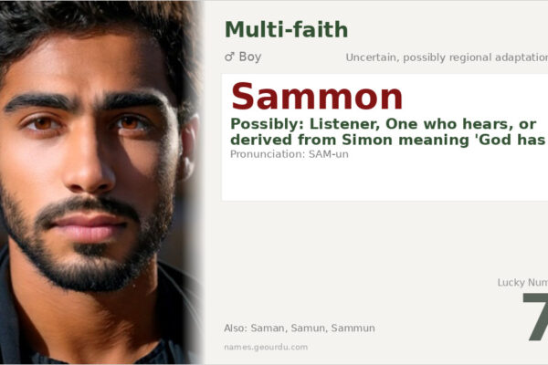 Sammon Name Meaning — Origin, Gender & Details (2025)