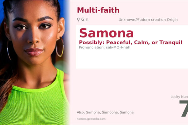 Samona Name Meaning — Origin, Gender & Details (2025)
