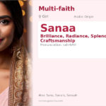 Sanaa Name Meaning and Details