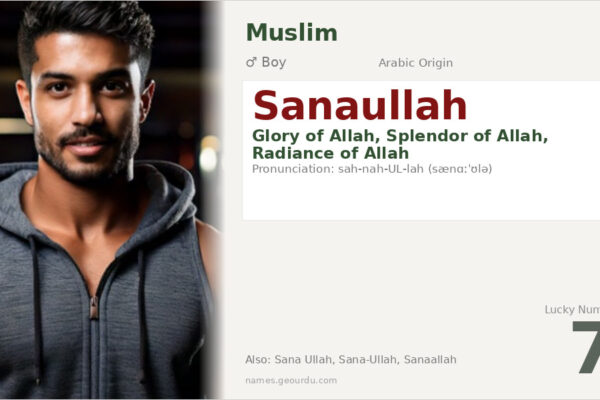 Sanaullah Name Meaning — Arabic Origin, Boy Name & Details (2025)