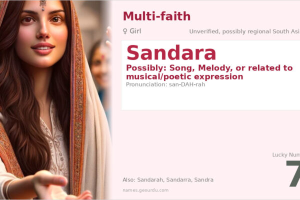Sandara Name Meaning — Origin, Gender & Details (2025)