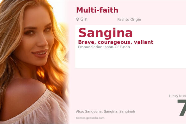 Sangina Name Meaning — Pashto Origin, Girl Name & Details (2025)
