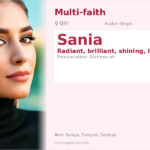 Sania Name Meaning and Details