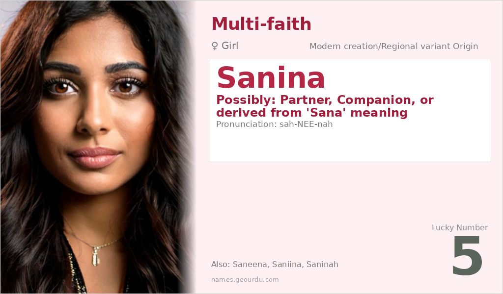 Sanina Name Meaning and Details
