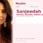 Sanjeedah Name Meaning and Details