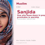 Sanjida Name Meaning and Details