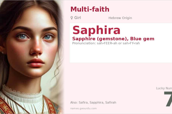 Saphira Name Meaning — Hebrew Origin, Girl’s Name & Details (2025)