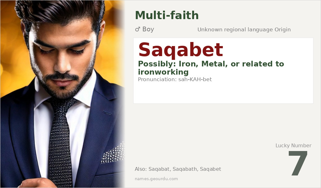 Saqabet Name Meaning and Details