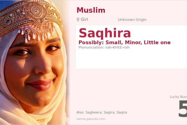 Saqhira Name Meaning — Origin, Gender & Details (2025)