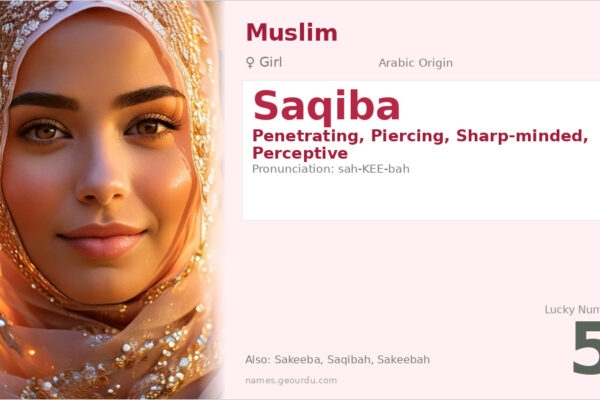 Saqiba Name Meaning — Arabic Origin, Girl Name & Details (2025)