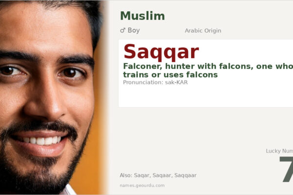 Saqqar Name Meaning — Arabic Origin, Boy Name & Falconer Meaning (2025)