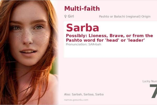 Sarba Name Meaning — Origin, Gender & Details (2025)