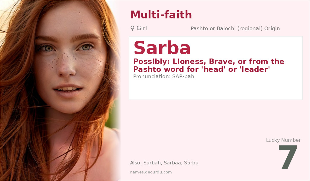 Sarba Name Meaning and Details