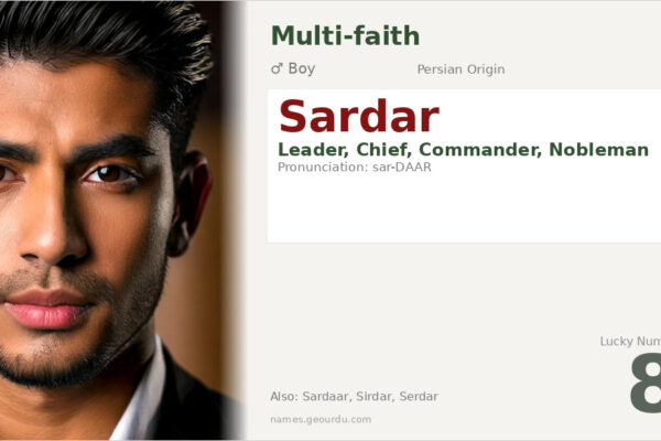 Sardar Name Meaning — Persian Origin, Leadership & History (2025)