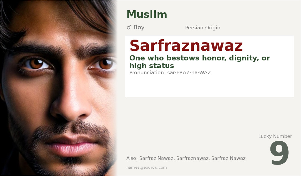 Sarfraznawaz Name Meaning and Details