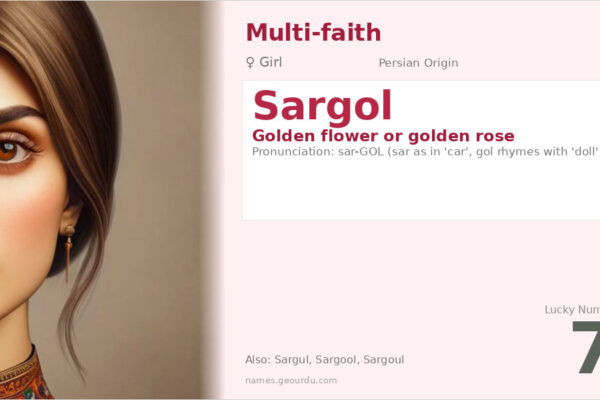 Sargol Name Meaning — Persian Origin, Girl Name & Details (2025)