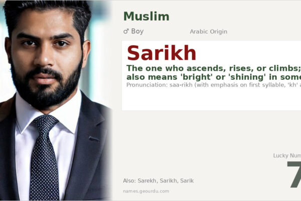 Sarikh Name Meaning — Arabic Origin, Boy Name & Details (2025)