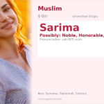 Sarima Name Meaning and Details