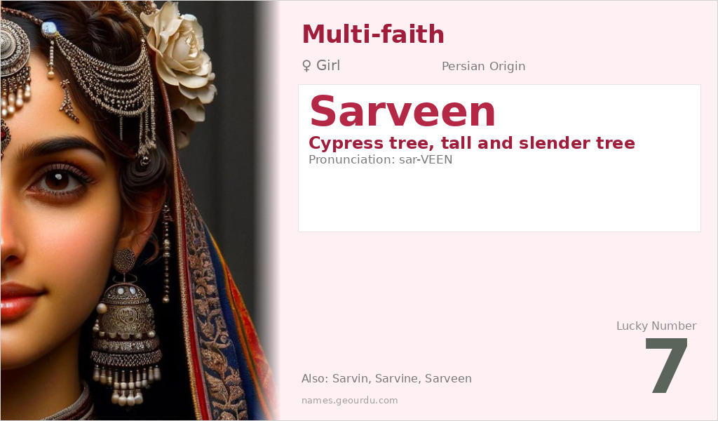 Sarveen Name Meaning and Details