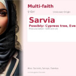 Sarvia Name Meaning and Details