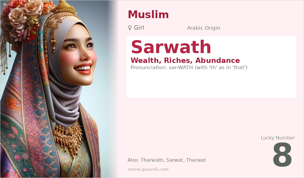 Sarwath Name Meaning and Details