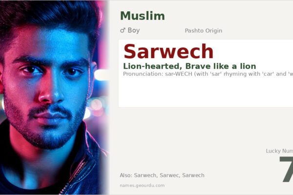 Sarwech Name Meaning — Pashto Origin, Boy & Details (2025)