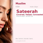 Sateerah Name Meaning and Details