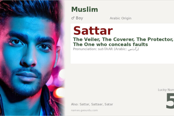 Sattar Name Meaning — Arabic Origin, Boy Name & Islamic Significance (2025)