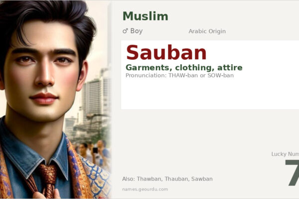 Sauban Name Meaning — Arabic Origin, Boy Name & History (2025)