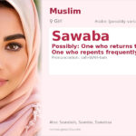 Sawaba Name Meaning and Details
