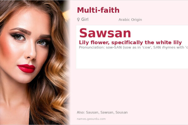 Sawsan Name Meaning — Arabic Origin, Lily Flower & Cultural Significance