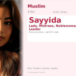 Sayyida Name Meaning and Details