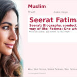 Seerat Fatima Name Meaning and Details