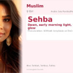 Sehba Name Meaning and Details