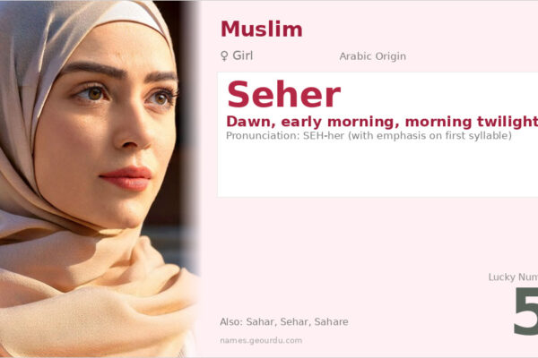 Seher Name Meaning — Arabic Origin, Girl Name & Details (2025)