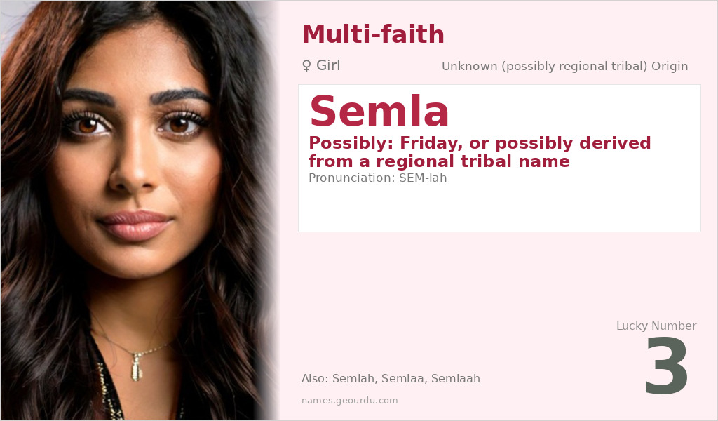 Semla Name Meaning and Details