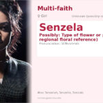 Senzela Name Meaning and Details