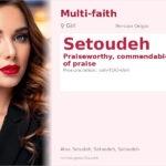 Setoudeh Name Meaning and Details