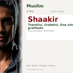 Shaakir Name Meaning and Details