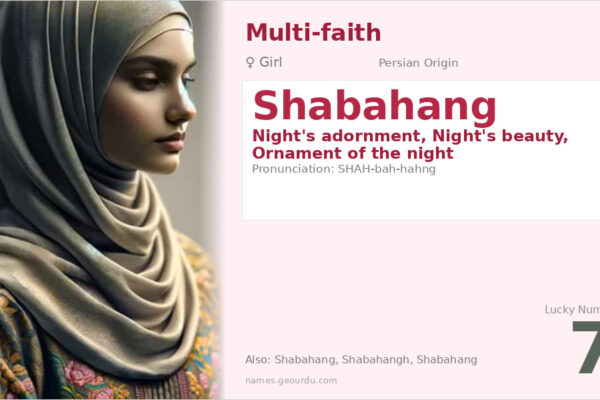 Shabahang Name Meaning — Persian Origin, Girl Name & Details (2025)