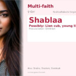 Shablaa Name Meaning and Details