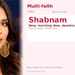 Shabnam Name Meaning and Details