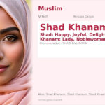 Shad Khanam Name Meaning and Details