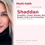 Shaddan Name Meaning and Details