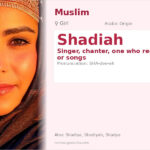 Shadiah Name Meaning and Details