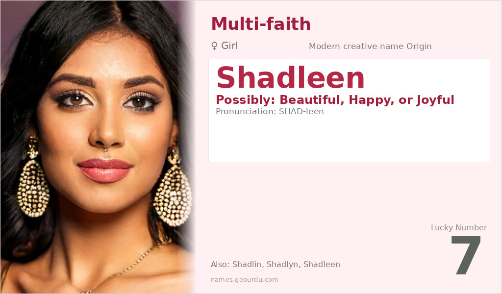 Shadleen Name Meaning and Details